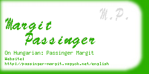 margit passinger business card